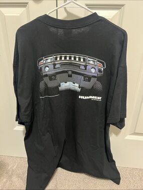 Black Short-Sleeve Graphic Tee Hummer